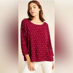 Maeve by Anthropologie Dottie Top Sz S Excellent condition